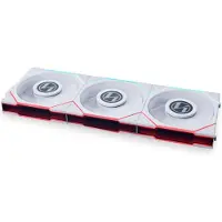 Lian Li UNI FAN TL LCD 120 ARGB PWM -tuuletinpakkaus, 120 mm, valkoinen, 3-pack