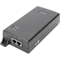 Assmann GIGABIT ETHERNET POE+ INJECTOR, 802.3AT POWER PINS:4/5(+),7/8(-) AND 3/6(+), 1/2(-), 60W (DN-95104)
