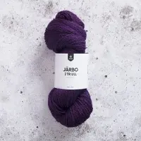 Järbo Garn AB 2tr villainen 100 g Raisin Shake (74131) Järbo