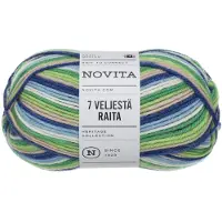 Novita 7 Veljestä Raita 100g lanka