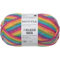Novita 7 Veljestä Raita 100g lanka