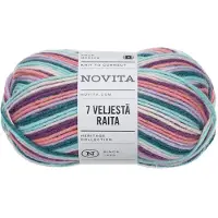 Novita 7 Veljestä Raita 100g lanka