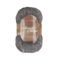Viking Garn Alpaca Maya 50 g harmaa