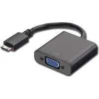 Microconnect HDMI Mini - VGA adapter M-F -adapteri, Musta