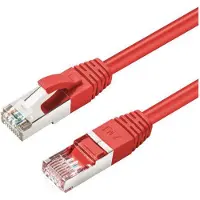 Microconnect SSTP CAT6 50M punainen LSZH SSTP650R, 50m, Cat6, S/FTP (S-STP), RJ-45, RJ-45, SSTP650R