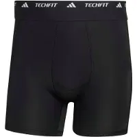 Adidas Urheiluhousut 'TECHFIT Hybrid Short' musta / valkoinen
