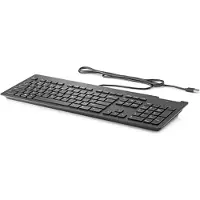 HP USB Slim Smartcard CCID -näppäimistö, täysikokoinen, mekaaninen, musta, 911502-L31