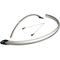 Mvtek Ctb 45 Mm Mudguards Hopeinen 28´´