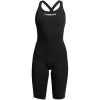 Funkita Fast Legs Still Black Avoin Selkäkilpauimapuku