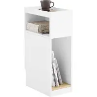 SoBuy Yöpöytä FBT171-WN Valkoinen 20x35x60 cm