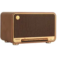 Edifier D32 -pöytäkaiutin akulla, Bluetooth 5.3, AirPlay2, puu