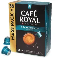 Café Royal | Espresso Kofeiiniton - 36 kapselia nespresso-koneisiin