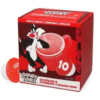 Looney Tunes | Sylvester's Strawberry - 10 kapselia Dolce Gusto-koneisiin