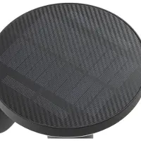 PRIOS LED-aurinkokäyttöinen seinävalaisin Kalen, 17 cm, musta, liiketunnistin Kalen, Musta, Metalli, Moderni