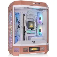 Thermaltake The Tower 600, Midi Tower, PC, Mokka, ATX, mikro ATX, Mini-ITX, SPCC, Karkaistu lasi, Pelaaminen (CA-1Z1-00MUWN-00)