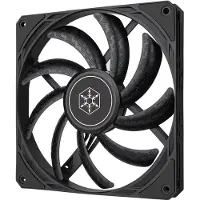 Silverstone Air Slimmer 140, 140mm PWM-laitetuuletin, musta