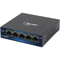ALLNET 215400, Hallitsematon, L2, Gigabit Ethernet (10/100/1000), Power over Ethernet -tuki, Työpöytä-/seinäkiinnitys, Seinäkiinnitteinen (ALL-SG8005P)