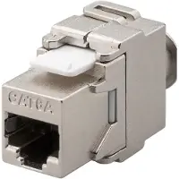 Microconnect Keystone module CAT6a, STP RJ45 to IDC connectors (KEYSTONE-10)