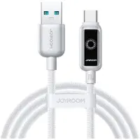 JOYROOM S-A55 StarFlight 66W USB-A - USB-C Cable 1.2m - White