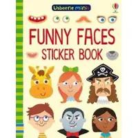 Usborne Funny Faces Sticker Book