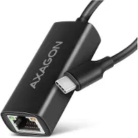 Axagon Gigabit Ethernet -verkkoadapteri, 3.2 Gen1 USB-C, 15cm, musta