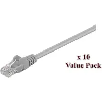 Microconnect Cat5e U/UTP RJ45 5m -verkkokaapeli, harmaa