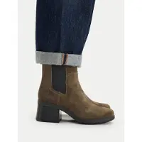Timberland for woman. TB0A424XA2D1 Bellevaux dark brown Chelsea leather ankle boots (38 W), 3 to 5 cm, None, Casual