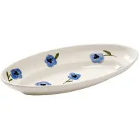 Pick a Poppy Madelen Möllard Pansy tarjoiluvati Blue, Small, 22,5 cm