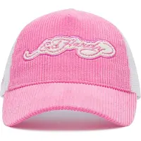 Ed Hardy Lippalakki vaaleanpunainen / valkoinen