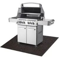 Rugsx Estera protectora para parrilla GIN 7053 para terraza, exterior - marrón 120x180 cm