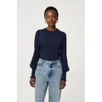 Fabienne Chapot Molly Balloon Pullover - Navy - L