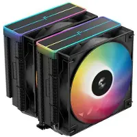 DeepCool AG620 V2, 2x120 mm ARGB -prosessorijäähdytin, musta