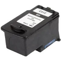 24hShop PG-512 mustekasetti Canon-tulostimiin / kunnostettu musta kasetti 16 ml / korvaa 2969B001
