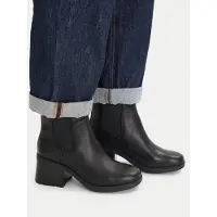 Timberland for woman. TB0A424XW021 Bellevaux Chelsea boots in black leather (36 W), 3 to 5 cm, None, Casual