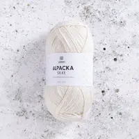 Järbo Garn AB Alpacka Silke 50g White Milk (00) Järbo