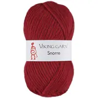 Viking Garn Snorre 100 g Punainen 265