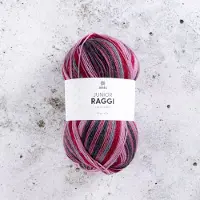 Järbo Garn AB Junior Raggi Garn Lanka Villasekoite 100 g Skyline Spectrum (68454) Järbo