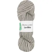 Viking Garn Lovikka 100 g Helmenharmaa 212