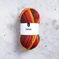 Järbo Garn AB Raggi Garn Lanka Villasekoite 100 g Buffalo Soldier (33) Järbo