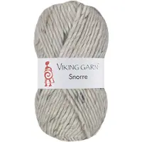 Viking Garn Snorre 100 g Vaaleanharmaa Tweed 201