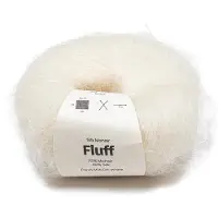 Adlibris Silkki-Mohair Fluff 25 gr Fresh Milk white A777