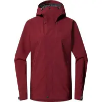 Haglöfs Women's Breeze Proof Jacket Carmine Red Kuoritakit XL