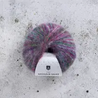 Järbo Garn AB Fin Mohair Silk Multi Garn 25 g Peacock Mantis 549 Järbo