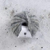 Järbo Garn AB Fin Mohair Silk Multi Garn 25 g Seal Pup 551 Järbo
