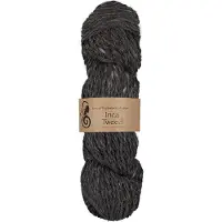 Viking Garn Inca Tweed alpakka, villa 50 g Tummanharmaa 117, Viking Snorre