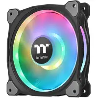 Thermaltake Riing Duo 14 LED RGB Premium Edition, Tuuletin, 500 RPM, 1400 RPM, Musta (CL-F078-PL14SW-A)