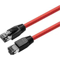 Microconnect S/FTP Cat8.1 suojattu laitekaapeli, 5m, punainen
