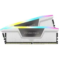 Corsair Vengeance RGB 32 Gt (2 x 16 Gt) DDR5 5200 MHz, CL40 -muisti, valkoinen (XMP)