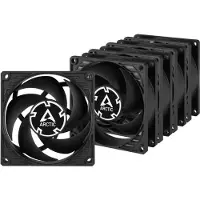 Arctic P8 - Value Pack, 80mm laitetuuletinsarja, 5 kpl, musta