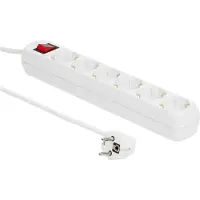 Microconnect Power strip 6 outlets 10 m white (GRU00610W)